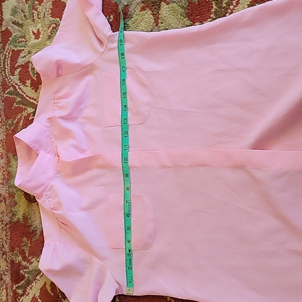 🎁 Vintage Levi Straus pink button down blouse - Picture 4 of 5